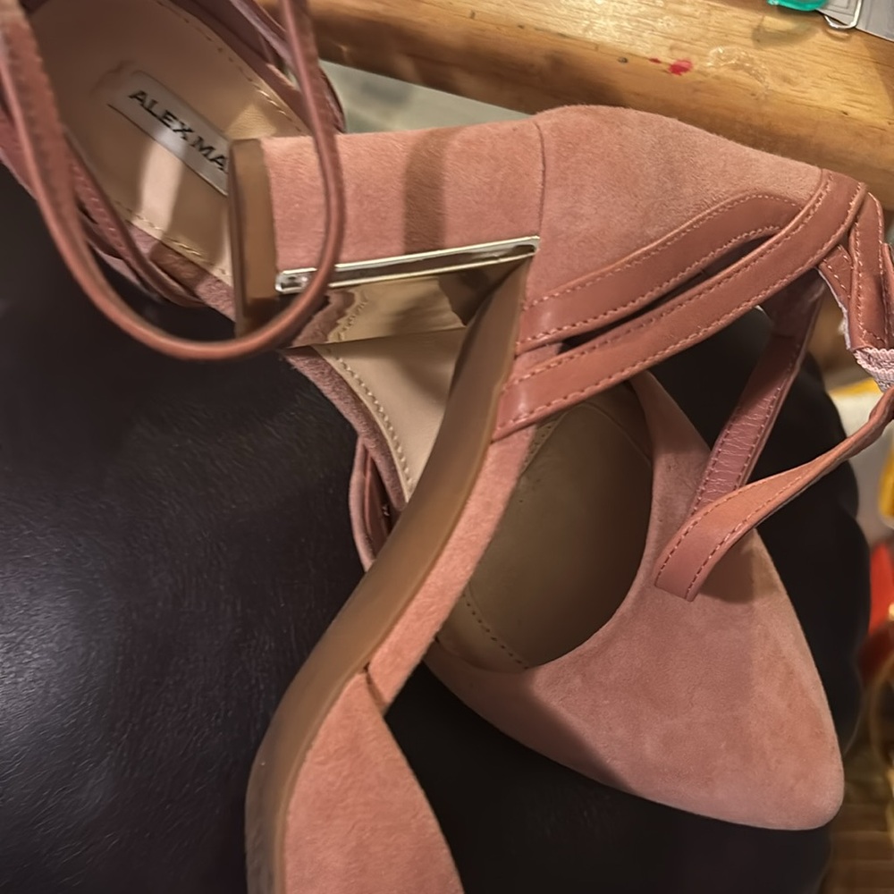 Alex Marie Blush Ankle Strap Heels - 3” heels, No tag, like new - Picture 2 of 9